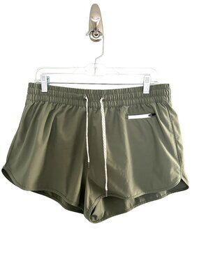 Vuori Clementine Shorts Women's XL Sage Green Athletic Running Lined Drawstring